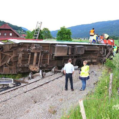 Zugunfall in St. Georgen