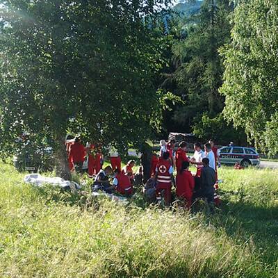 Zugunfall in St. Georgen