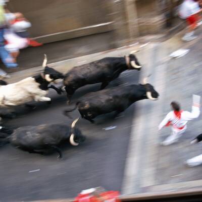 Pamplona unter Wasser