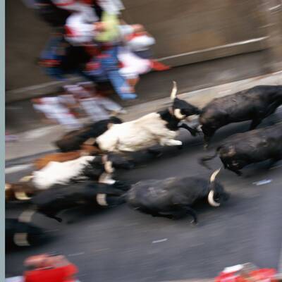 Pamplona unter Wasser