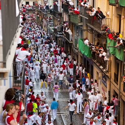 Pamplona unter Wasser
