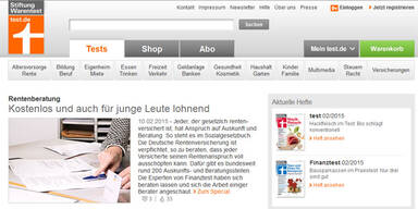 Stiftung Warentest stoppt Februar-Heft