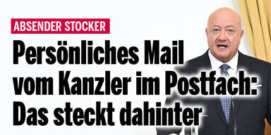 Persönliches Mail vom Kanzler im Postfach: Das steckt dahinter