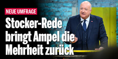 Umfrage: Stocker-Rede bringt Ampel Mehrheit zurück