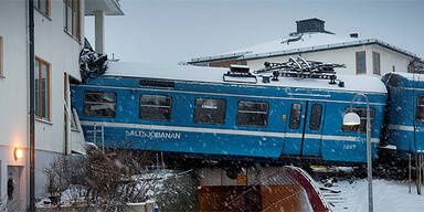 Zug-Crash in Stockholm