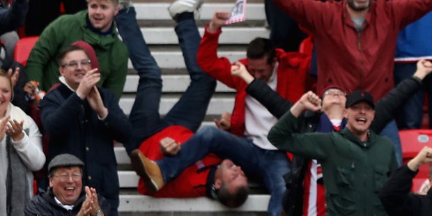 Lustige Jubel-Panne in England