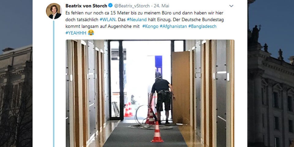 AfD-Politikerin blamiert sich mit IT-Tweet