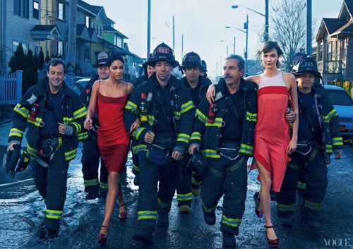 Vogue ehrt die Helden der USA
