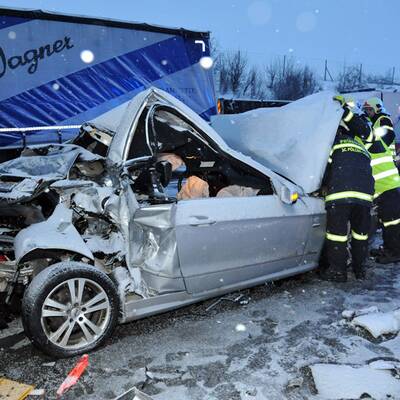 Massenkarambolage auf der A1 