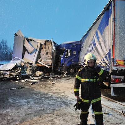 Massenkarambolage auf der A1 