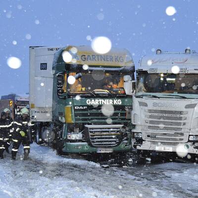 Massenkarambolage auf der A1 