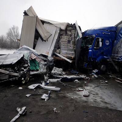 Massenkarambolage auf der A1 