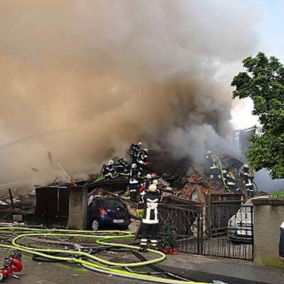 Wohnhaus in St. Pölten explodiert