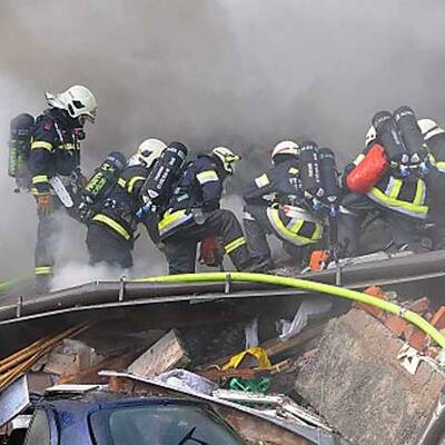 Wohnhaus in St. Pölten explodiert
