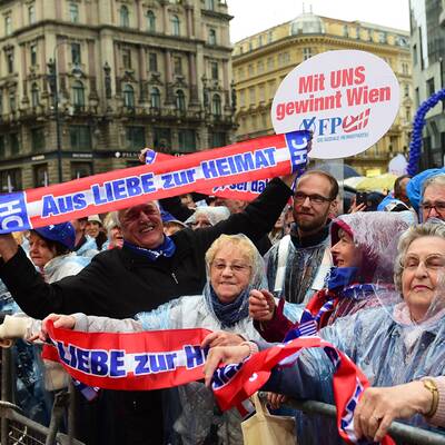 Strache am Stephansplatz