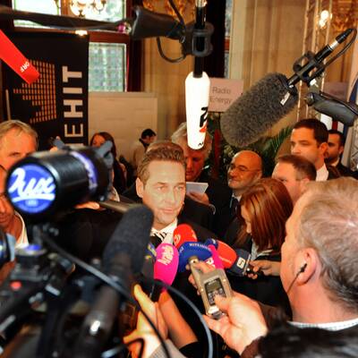 Jubel bei den Strache-Fans