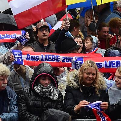 Strache am Stephansplatz