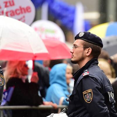 Strache am Stephansplatz