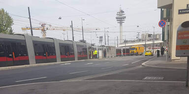 Fahrtunterbrechung der Stra&szlig;enbahn-Linie 6