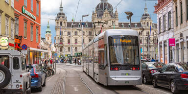 Straßenbahn in Graz