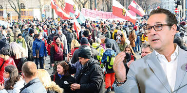 Strache Corona-Demo
