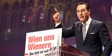 Strache auf Parteitag wiedergewählt