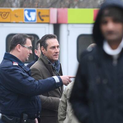 HC Strache in Traiskirchen