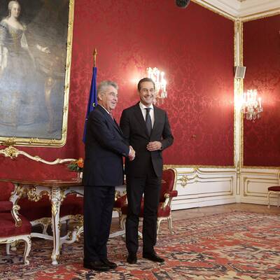 Strache zu Gast bei BP Fischer