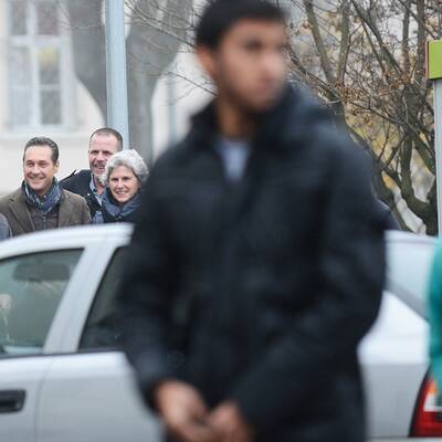 HC Strache in Traiskirchen