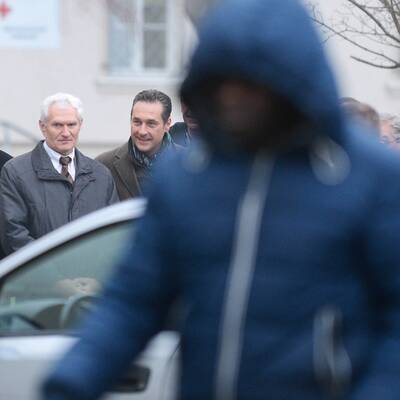 HC Strache in Traiskirchen