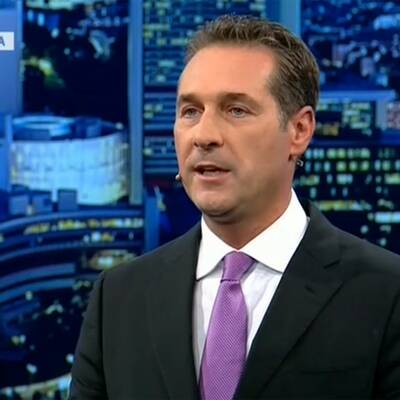 Der FPÖ-Chef stellt sich den Fragen des Publikums und der Moderatoren