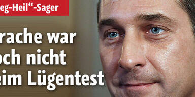 Strache war noch nicht beim Lügentest