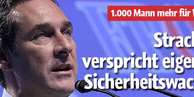 Strache verspricht Sicherheitswacht