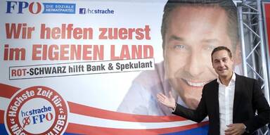 Strache Plakat