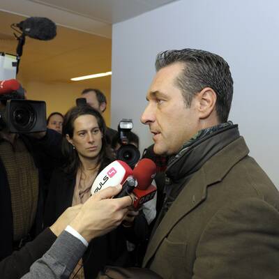 HC Strache in Wien vor Gericht