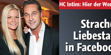 Straches Liebestalk in Facebook