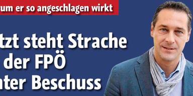 Strache in der FPÖ unter Beschuss