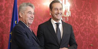 HC Strache Heinz Fischer