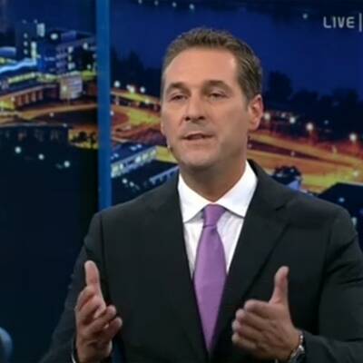 Der FPÖ-Chef stellt sich den Fragen des Publikums und der Moderatoren