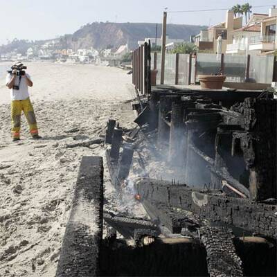 Feuersbrunst in Kalifornien