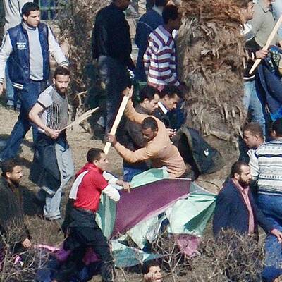 Strassenschlachten in Kairo