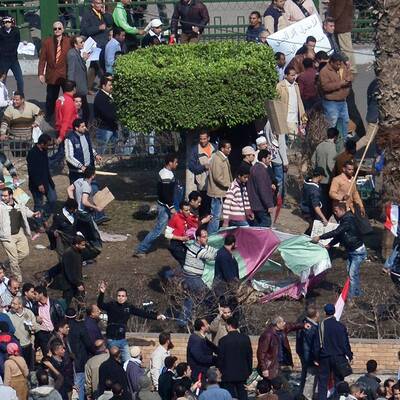 Strassenschlachten in Kairo