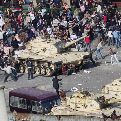 Strassenschlachten in Kairo