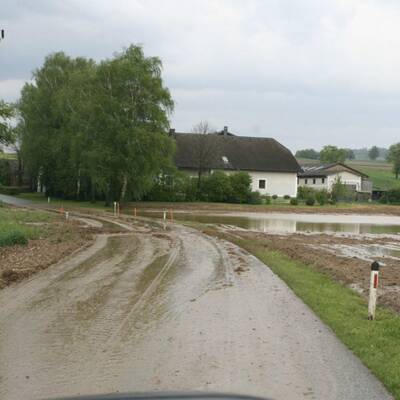 Überschwemmungen nach Gewitter