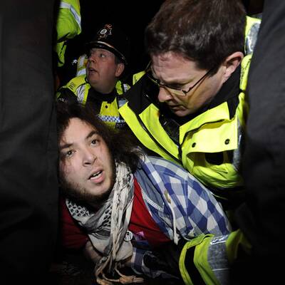 Proteste gegen Strauss-Kahn