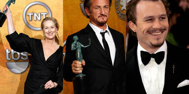 Gewonnen: Streep, Penn, Ledger