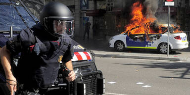 Gewalt eskaliert  in Spanien