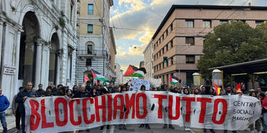 Protest in Italien