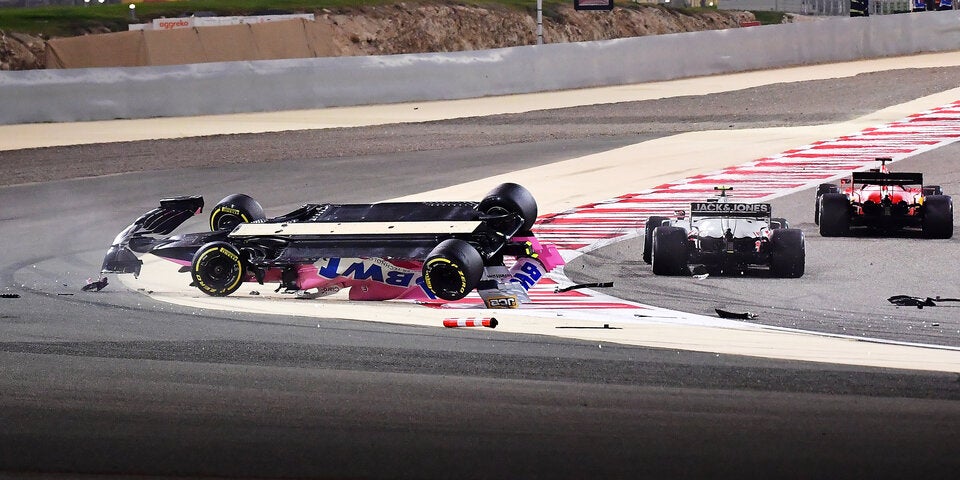 Advent-Wunder: Grosjean überlebt 26 Sekunden in Feuer-Hölle