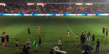 Gewitter in Salzburg: TV-&Uuml;bertragung unterbrochen